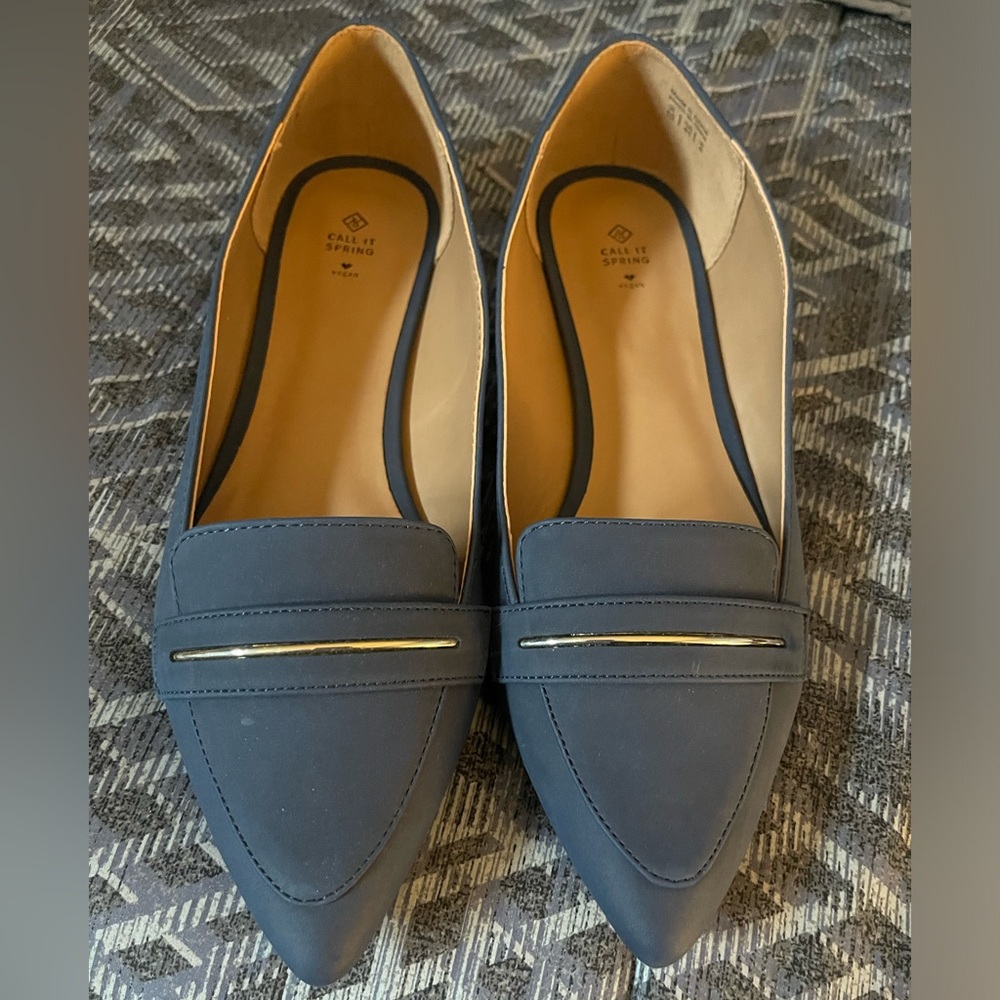 Navy Blue Flats